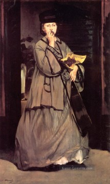  Manet Malerei - Die Straßensängerin Realismus Impressionismus Edouard Manet